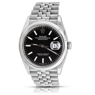 Rolex Datejust 36MM 18K White Gold & Oystersteel Jubilee Band 2020 Box/Papers Watch 126234 - Elite Jewelers - Luxury Watch