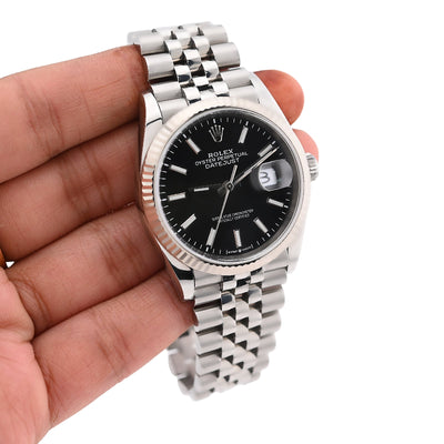 Rolex Datejust 36MM 18K White Gold & Oystersteel Jubilee Band 2020 Box/Papers Watch 126234 - Elite Jewelers - Luxury Watch