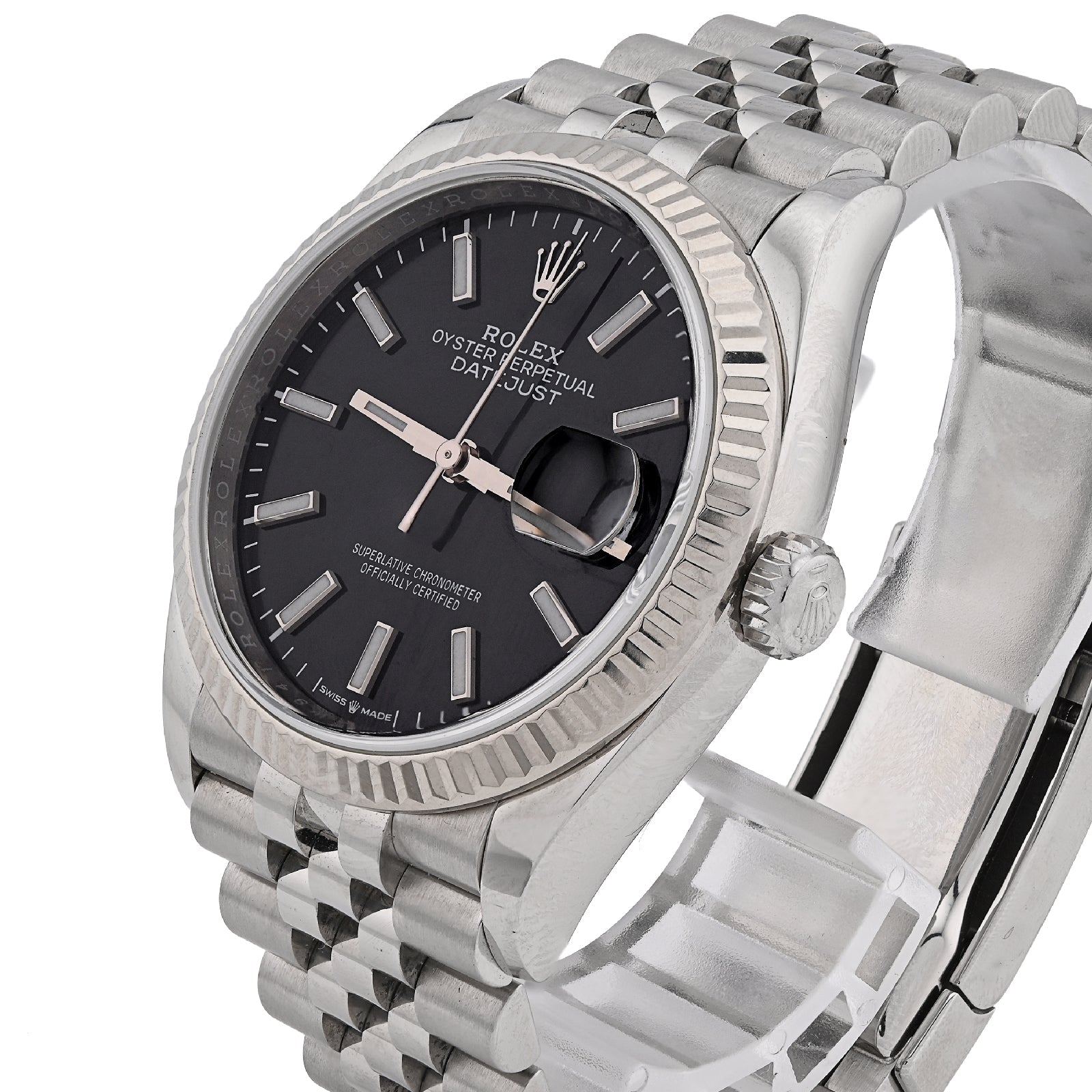 Rolex Datejust 36MM 18K White Gold & Oystersteel Jubilee Band 2020 Box/Papers Watch 126234 - Elite Jewelers - Luxury Watch