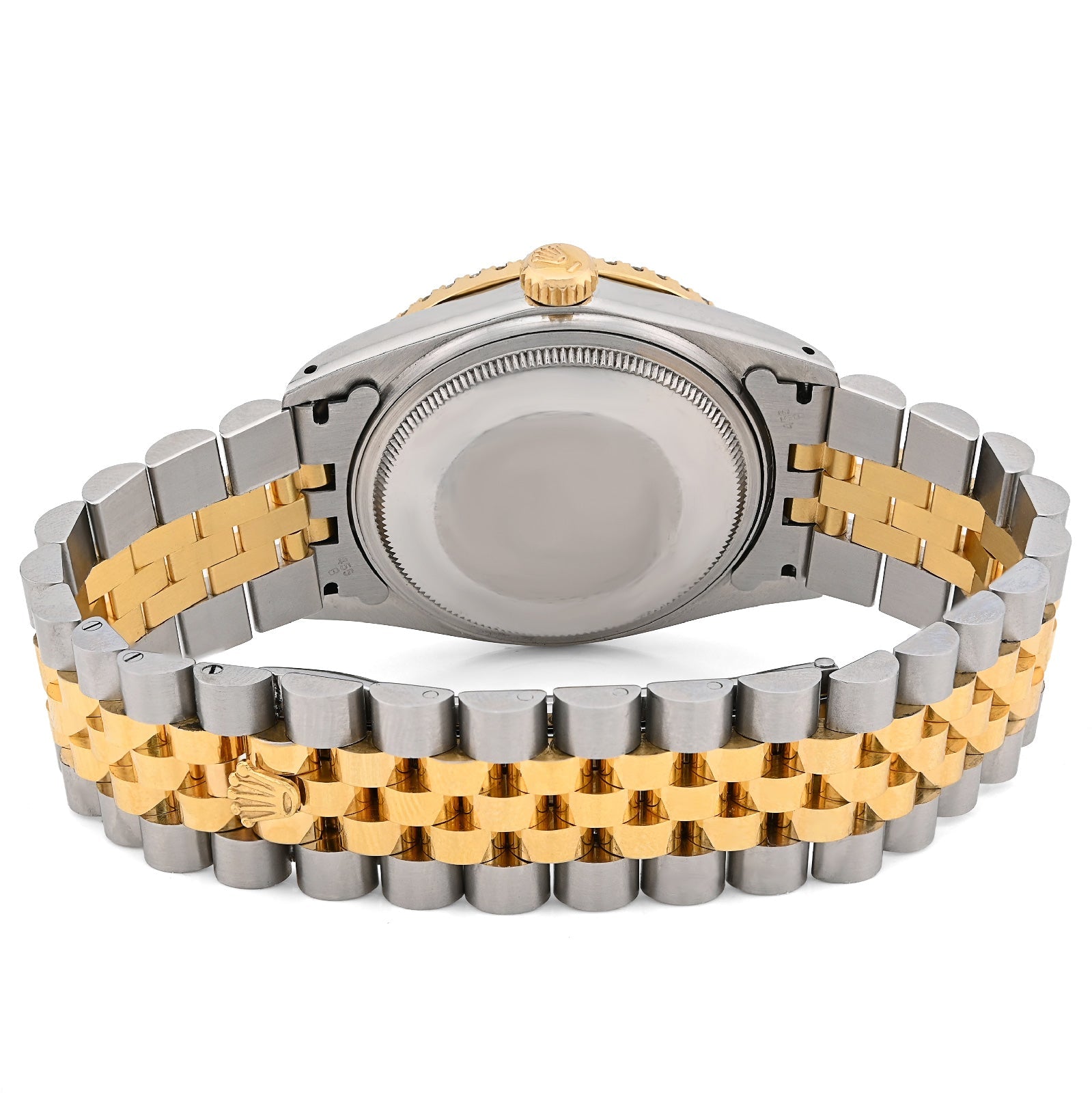 Rolex Datejust 36MM 2CT Natural Diamond Bezel/Black Face Roman Dial Watch - Elite Jewelers - Luxury Watch