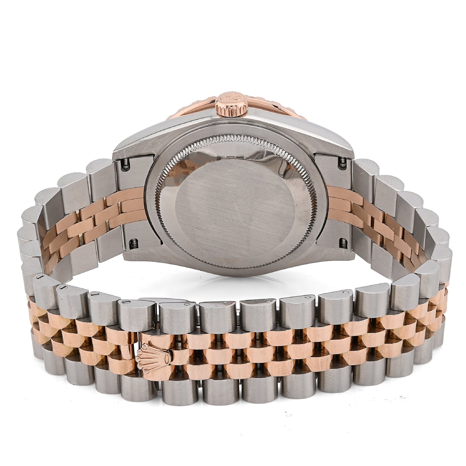 Rolex Datejust 36MM Rose Gold & SS Two Tone Hidden Clasp Chocolate Diamond Dial/Bezel 3.28CT Watch - Elite Jewelers - Luxury Watch