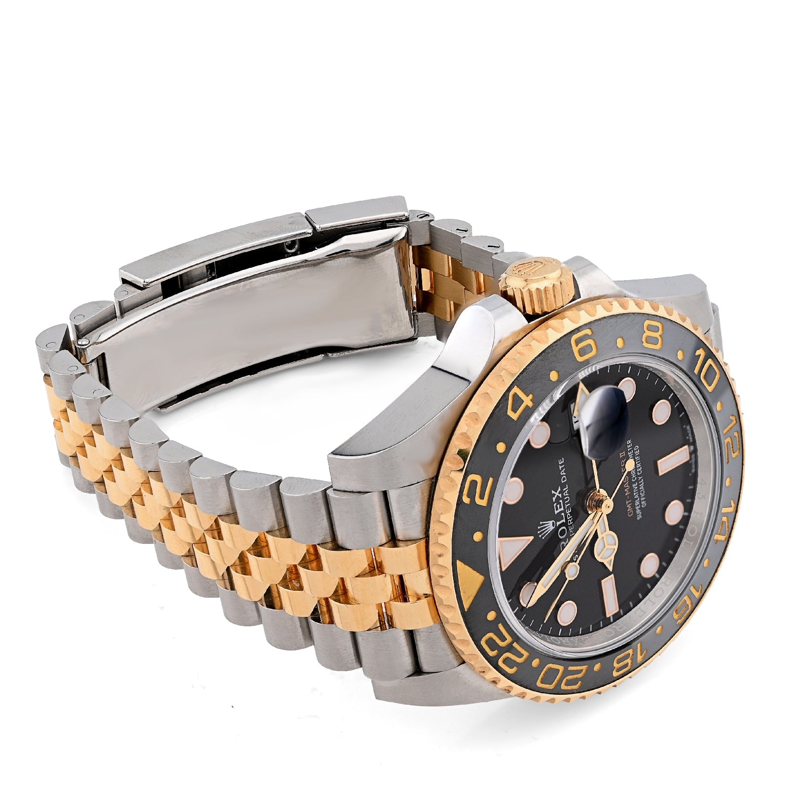 Rolex GMT - Master II Zombie 40MM Two - Tone Yellow Jubilee Band Men Watch 126713GRNR Full Set - Elite Jewelers - Luxury Watch