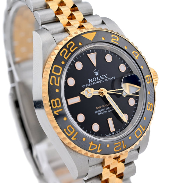 Rolex GMT - Master II Zombie 40MM Two - Tone Yellow Jubilee Band Men Watch 126713GRNR Full Set - Elite Jewelers - Luxury Watch