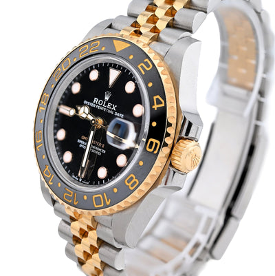 Rolex GMT - Master II Zombie 40MM Two - Tone Yellow Jubilee Band Men Watch 126713GRNR Full Set - Elite Jewelers - Luxury Watch