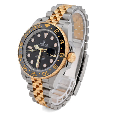 Rolex GMT - Master II Zombie 40MM Two - Tone Yellow Jubilee Band Men Watch 126713GRNR Full Set - Elite Jewelers - Luxury Watch