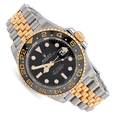 Rolex GMT - Master II Zombie 40MM Two - Tone Yellow Jubilee Band Men Watch 126713GRNR Full Set - Elite Jewelers - Luxury Watch
