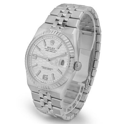 Rolex Land - Dweller 2026 40MM Oystersteel/White Gold Flat Jubilee FULL SET Watch - Elite Jewelers - Luxury Watch