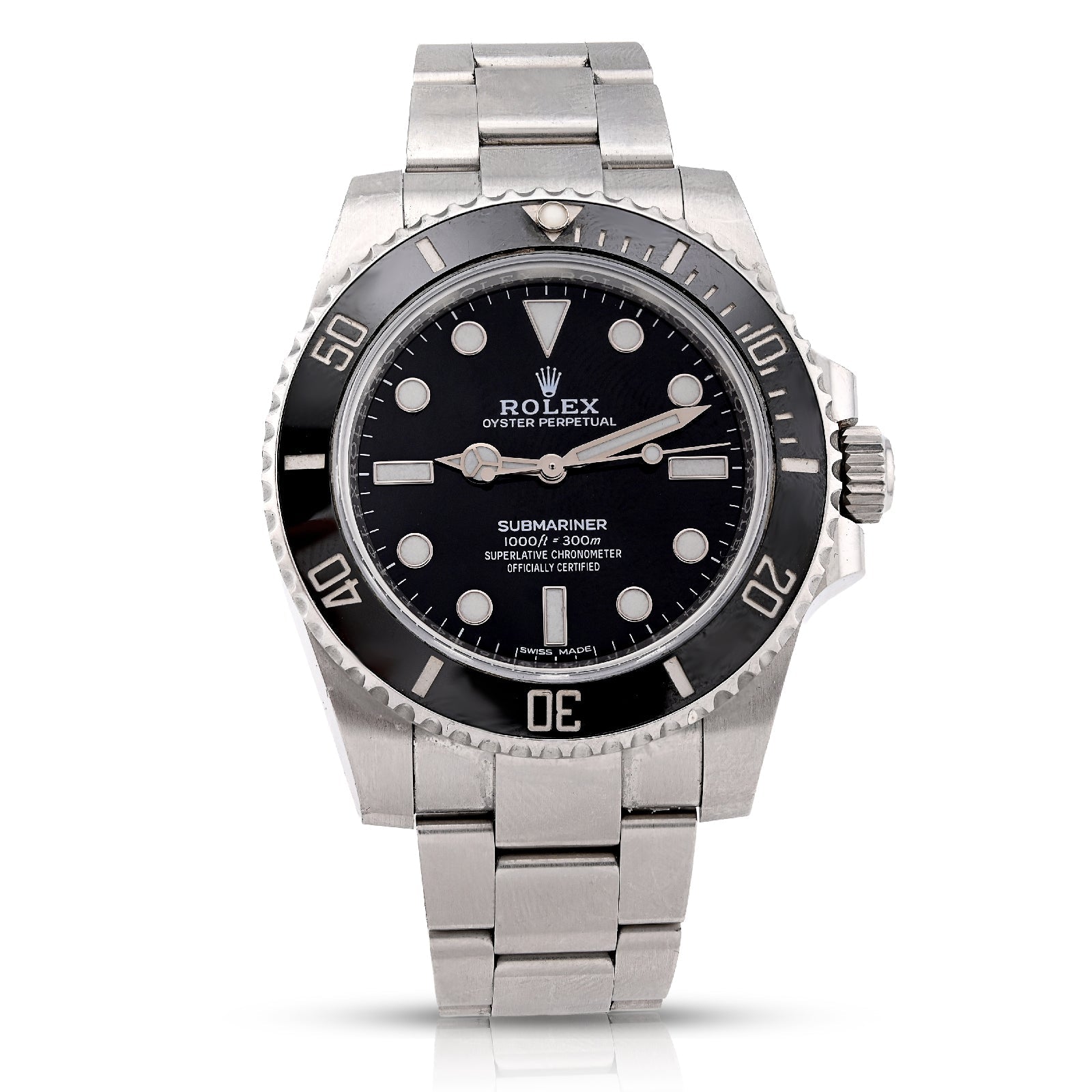 Rolex Submariner 40MM Black Face No Date Men Watch 124060 - Elite Jewelers - Luxury Watch