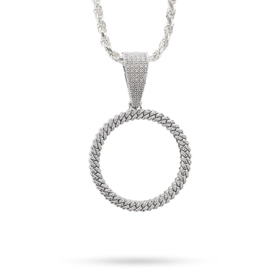 Sterling Silver 1.5CTW Natural Diamond Customize Memory Round Pendant 8.5g Charm - Elite Jewelers - Charms & Pendants