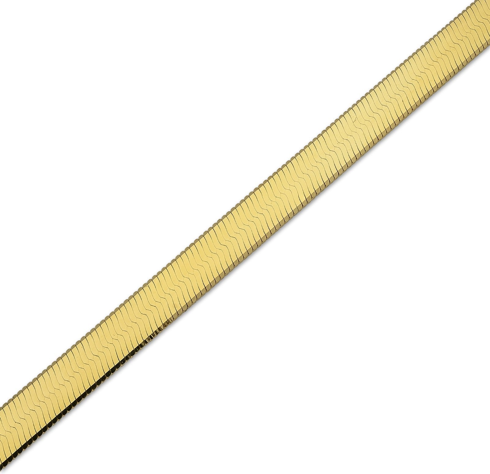 Unisex Adults 3MM Pure 10k Yellow Gold Herringbone Bracelet 7 Inch 1.8gms Armlet - Elite Jewelers - Bracelets